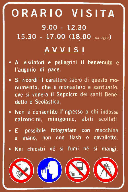 Visita all'Abbazia di Montecassino