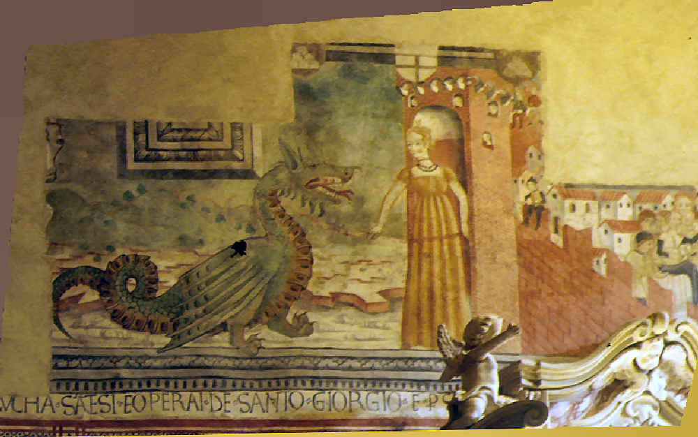 San Giorgio a Montemeano - Il drago