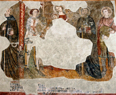 Chiesa dei Santi Leonardo e Cristoforo - Madonna con Bambino