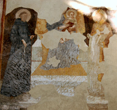 Chiesa dei Santi Leonardo e Cristoforo - Madonna con Bambino