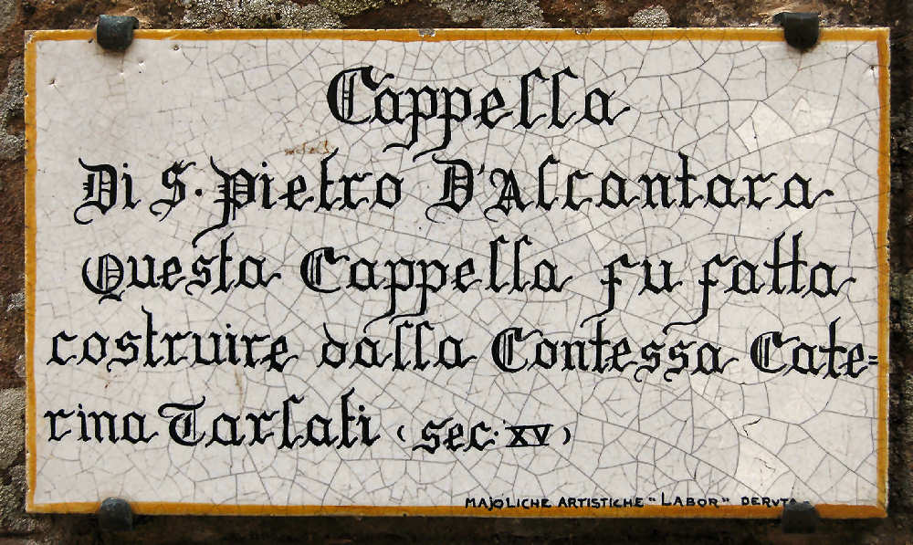 Cappella di San Pietro di Alcantara