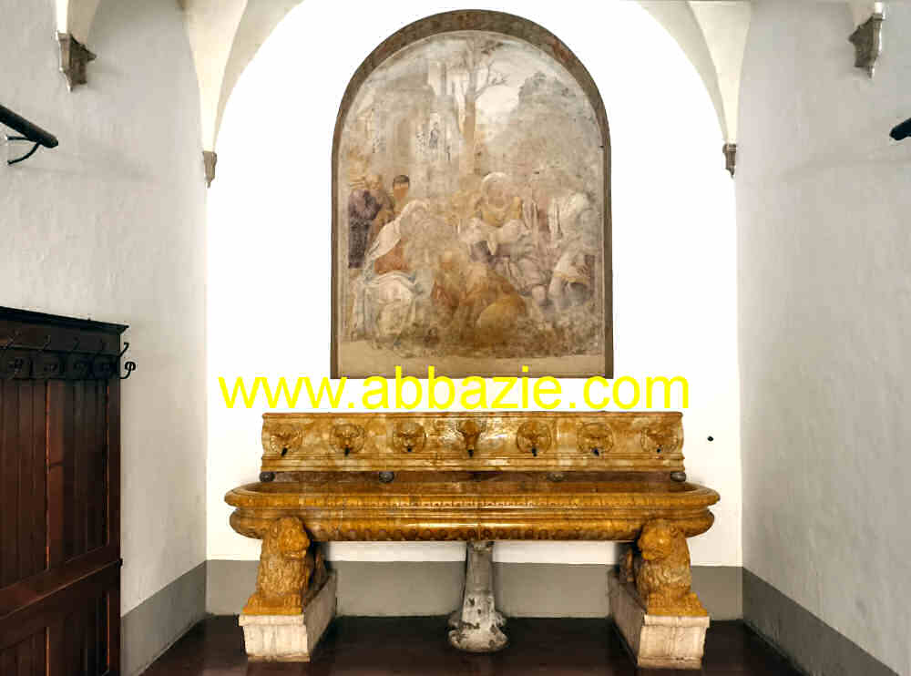 il lavabo dei monaci