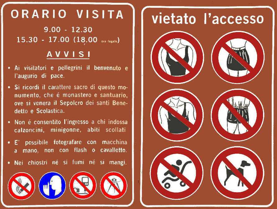 Cartelli di divieto