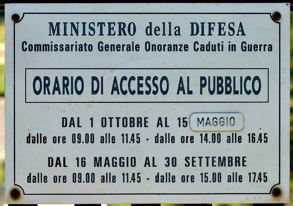 Orario di apertura