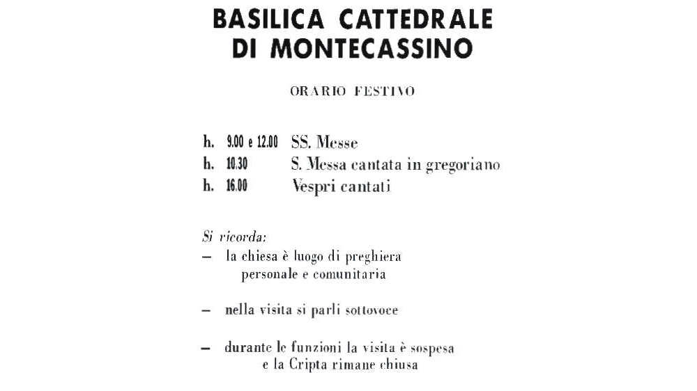 Orari Basilica