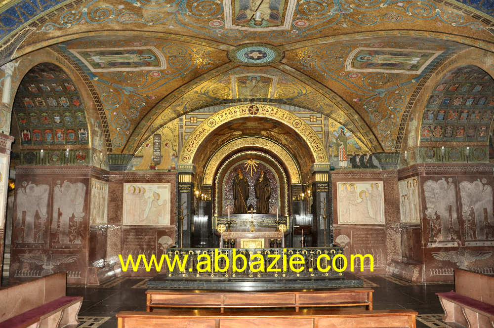 La cripta della Basilica di Montecassino