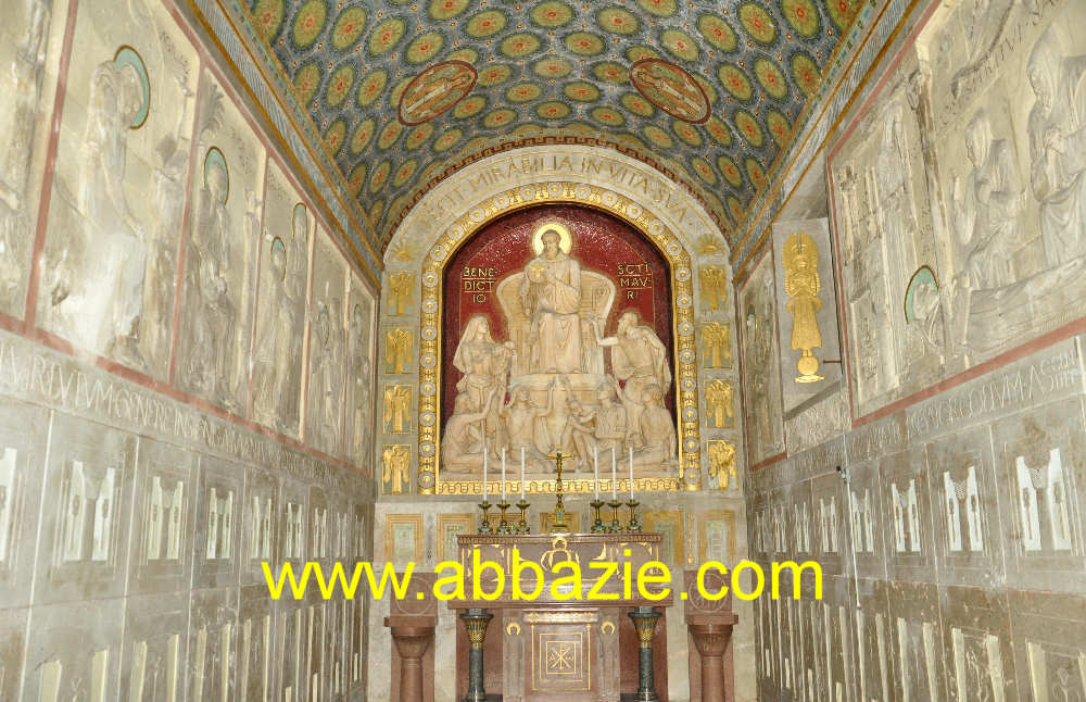 La cripta della Basilica di Montecassino