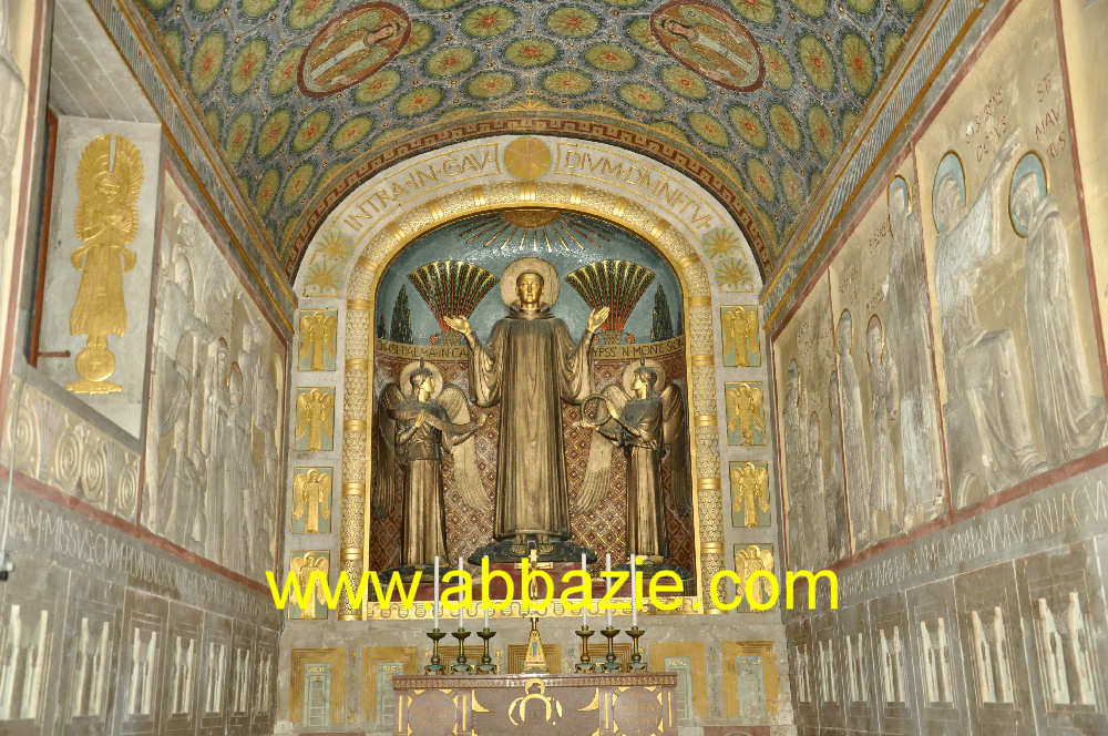 La cripta della Basilica di Montecassino