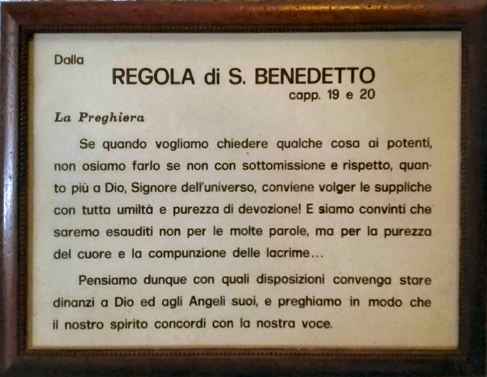 Regola di San Benedetto