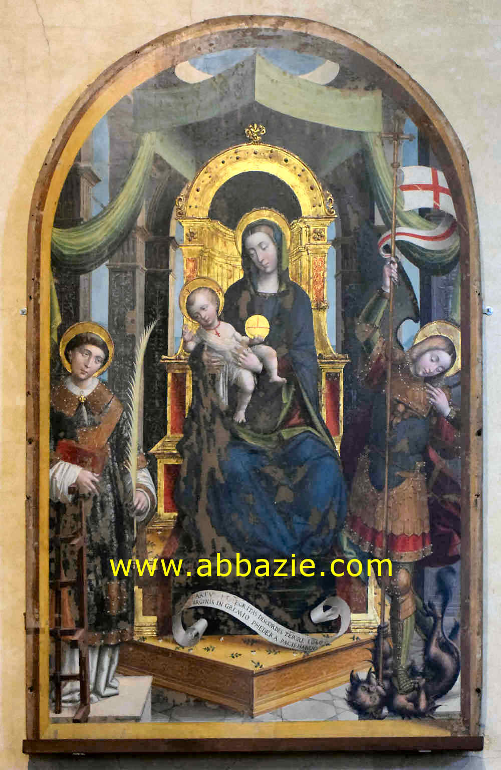 tavola di Defendente Ferrari con la Beata Vergine Maria