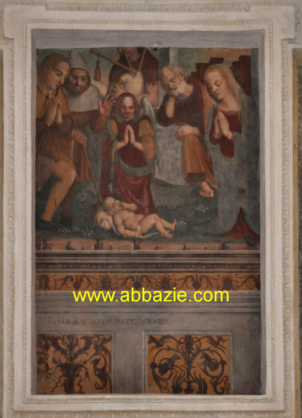 Affresco della chiesa originale
